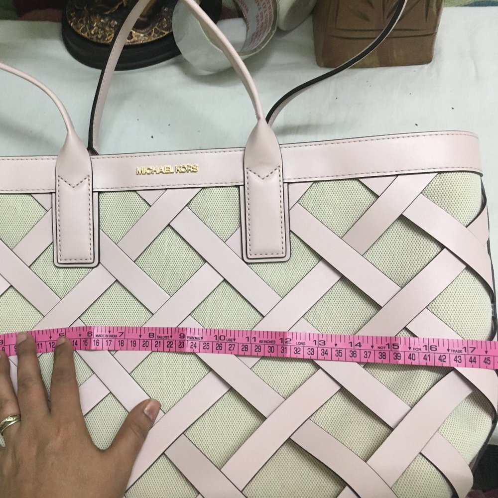 Authentic Michael Kors Light Pink Sienna Large Tote - Picture 12 of 16